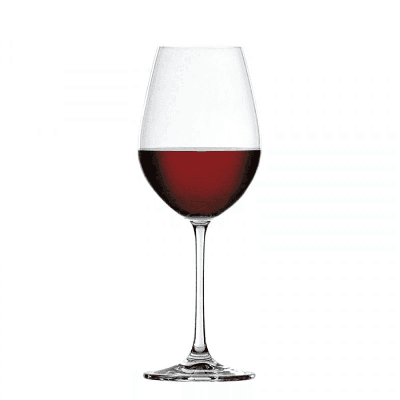 Salute Set of 4 Red Wine Glasses, 550ml, Clear