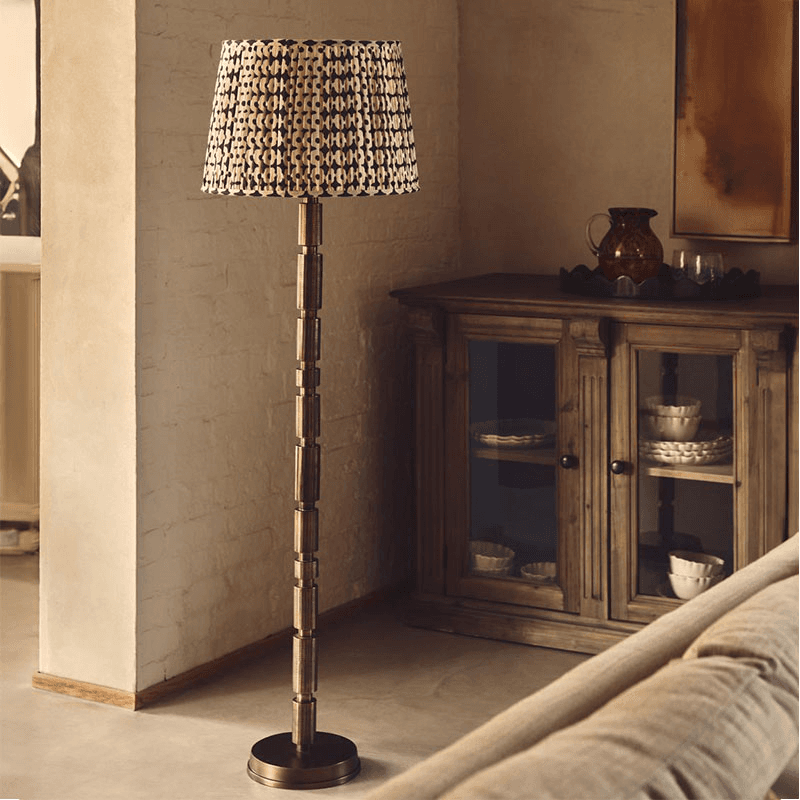 Jameo Floor Lamp, H139cm, Antique Bronze