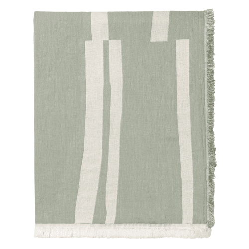 Image showing the Lyme Grass Throw, H180cm x W130cm, Green product.