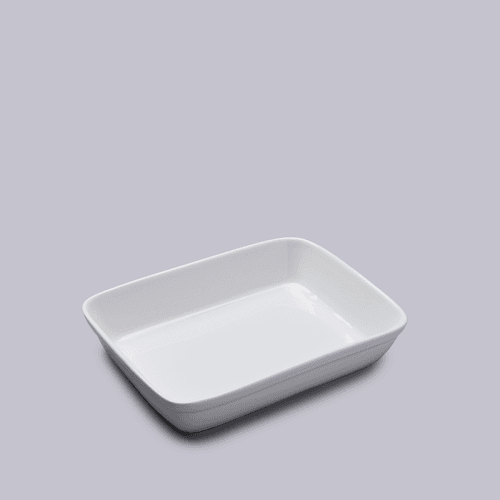 Image showing the Medium Lasagne Rectangular Oven Dish, White product.