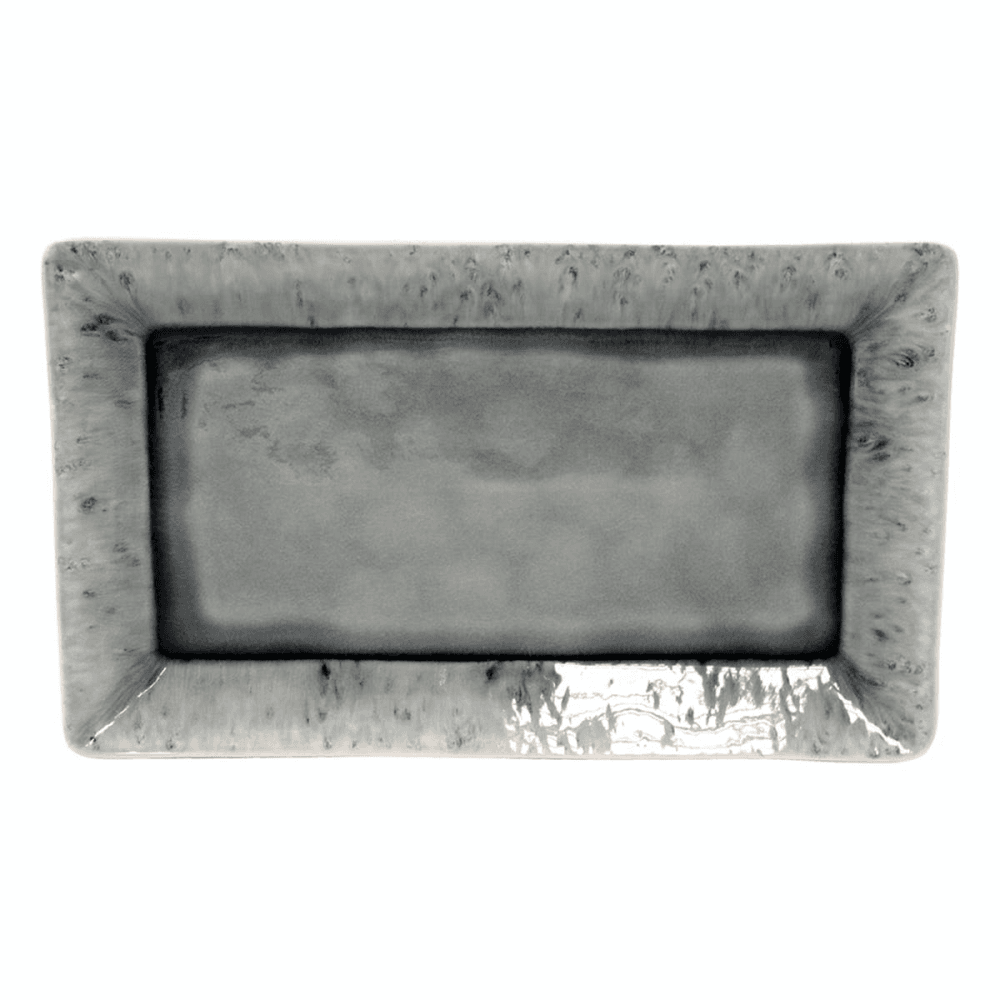 Madeira Rectangular tray, 34cm, Grey