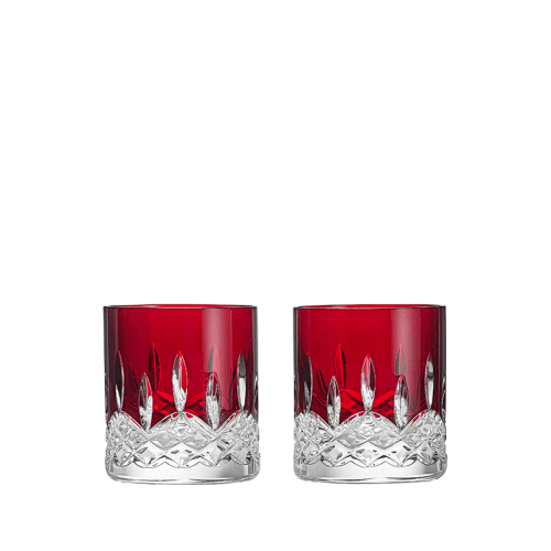 Image showing the Lismore Set of 2 Tumblers, 180ml, Red product.