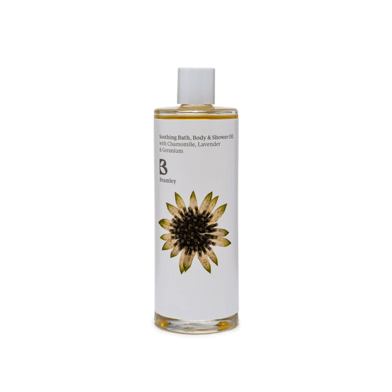 Bramley Soothing Bath, Body and Shower Oil, 100ml, White