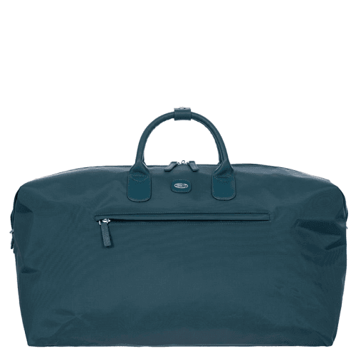 Image showing the Positano Soft Holdall, H32 x L55 x W20cm, Sea Green product.