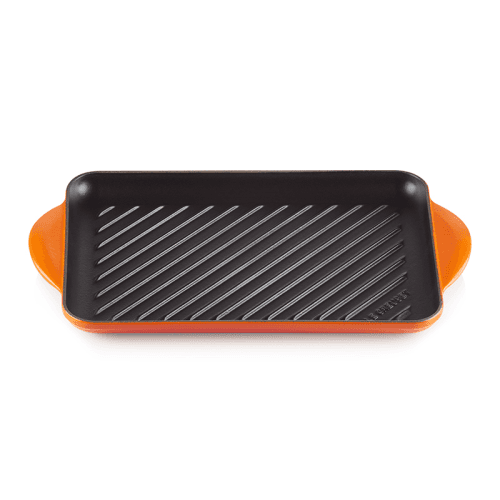 Image showing the Rectangular Grill Pan, Cast Iron, Volcanic, 30cm product.