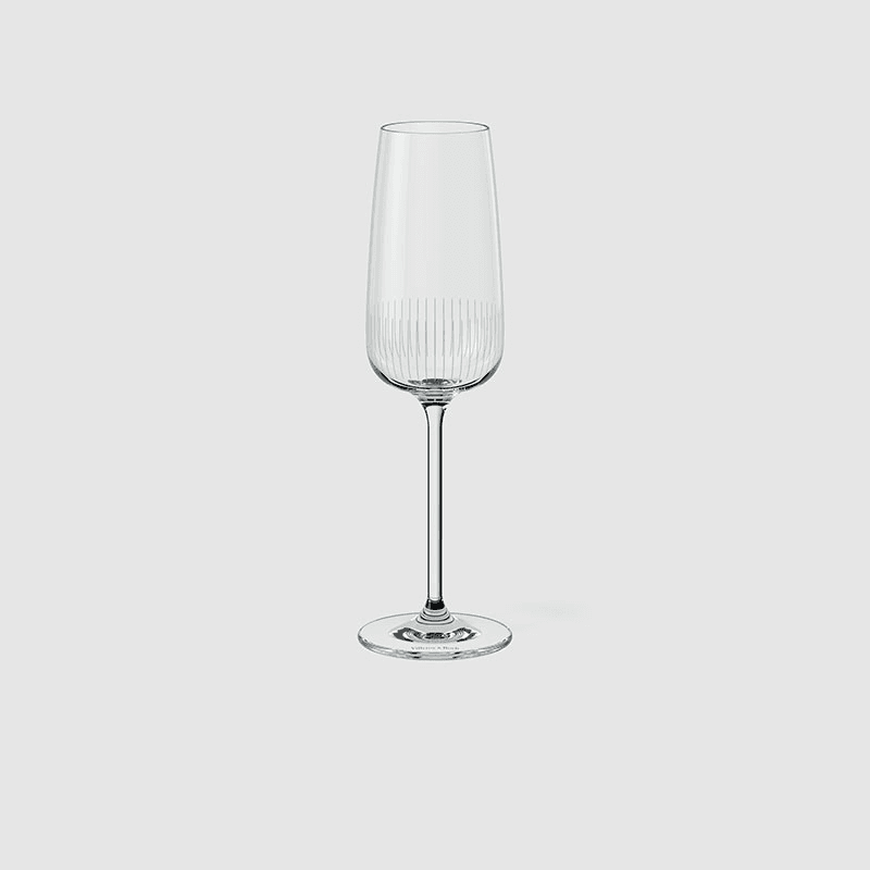 Afina Set of 4 Champagne Glasses, 120ml