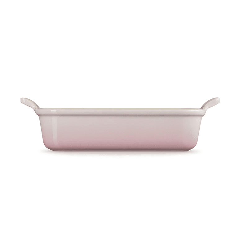 Stoneware Heritage Rectangular Dish, 26cm, Shell Pink