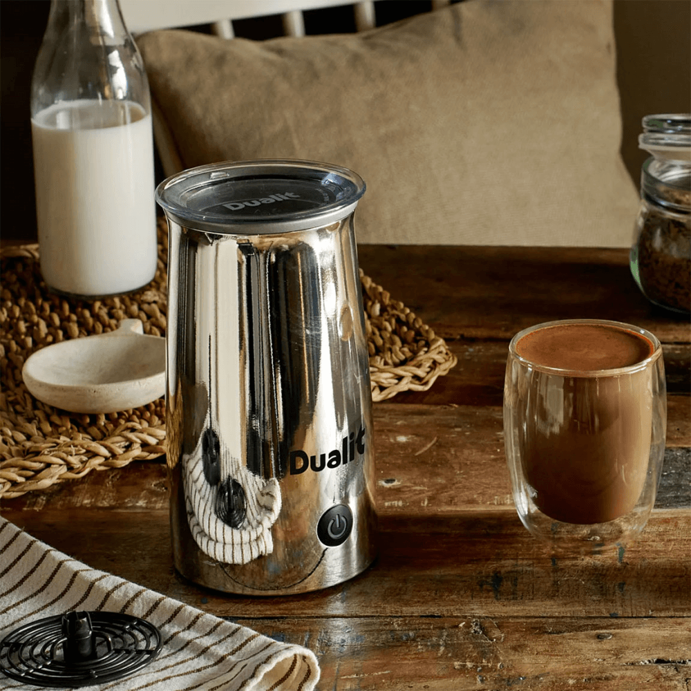 Handheld Milk Frother, Chrome