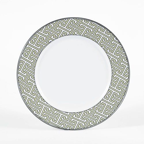 Image showing the Maze Set of 2 Dessert Plate, D21cm, Apple Green product.