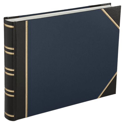 Image showing the Large Landscape Photograph Album, L30.6 x W39.2cm, Blue product.