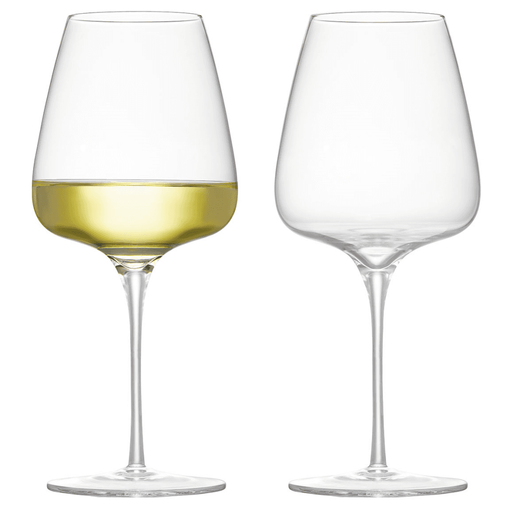 Juno Set of 2 White Wine Glasses
