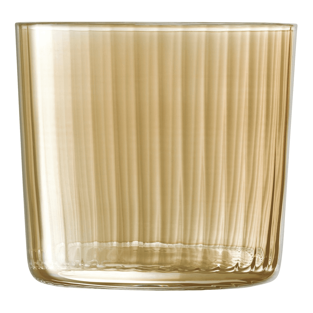 Gems Set of 4 tumblers, 310ml, amber