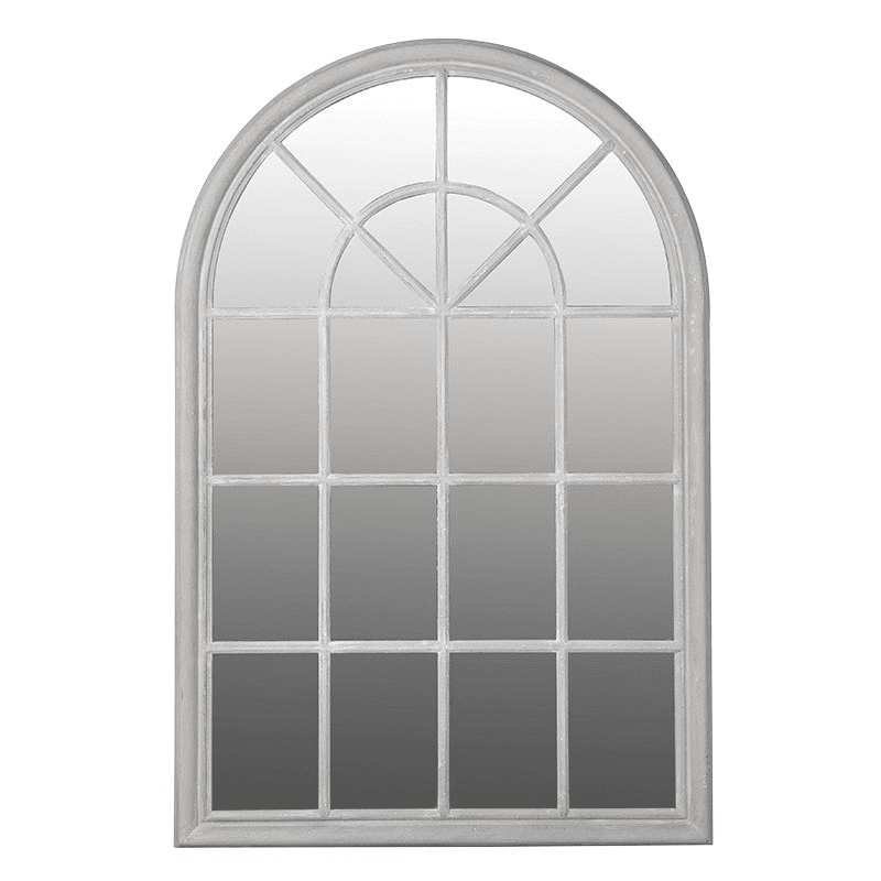 Arched window mirror, 151 x 100cm, Carved Wood Frame