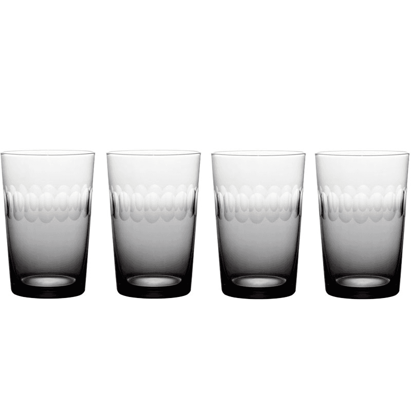 Lens Set of 4 Tumblers, 260ml, Smoky