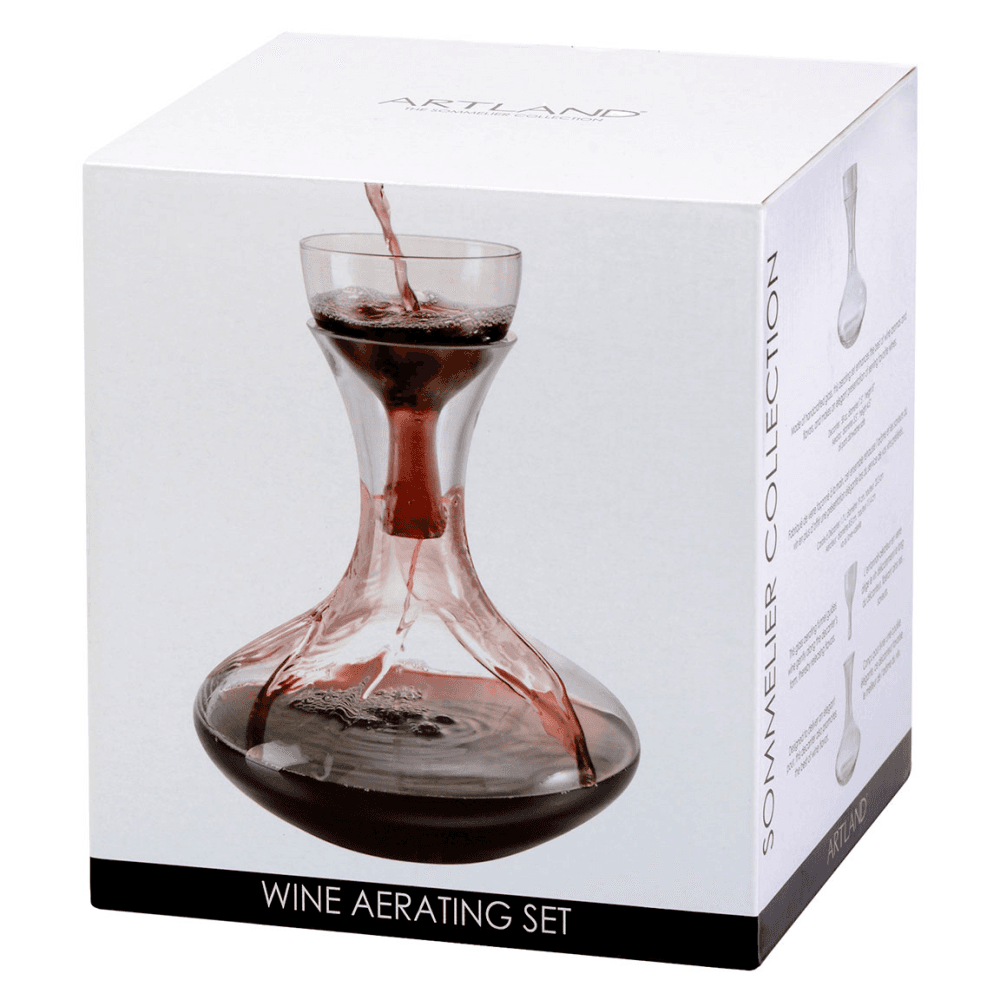 Wine carafe and aerator, Clear