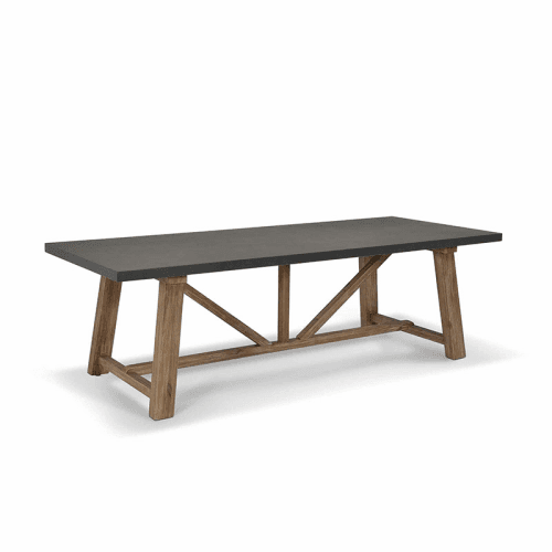 Image showing the Chilford Dining Table, Grey & Natural product.