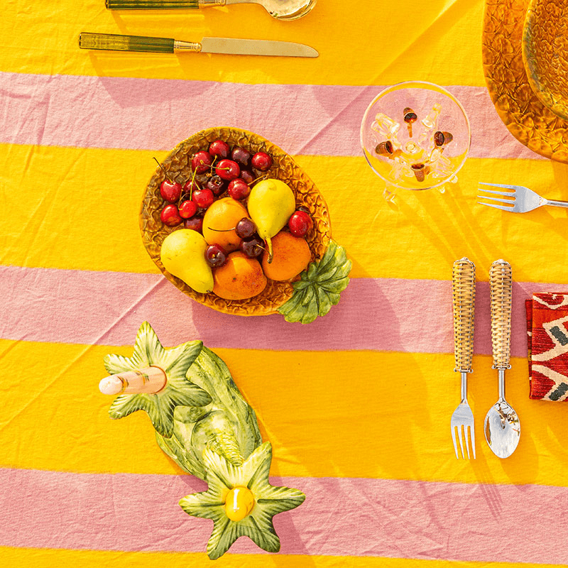 Pineapple Bowl, D23cm, Yellow