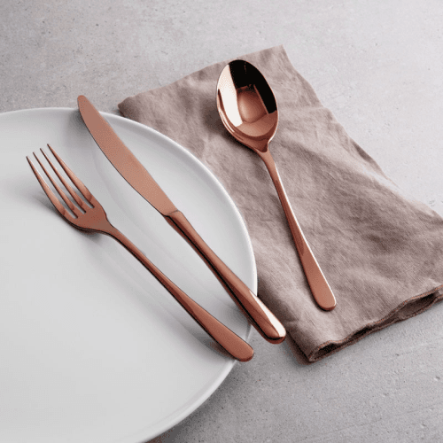 Image showing the Taste 24 Piece Cutlery Set, Copper product.