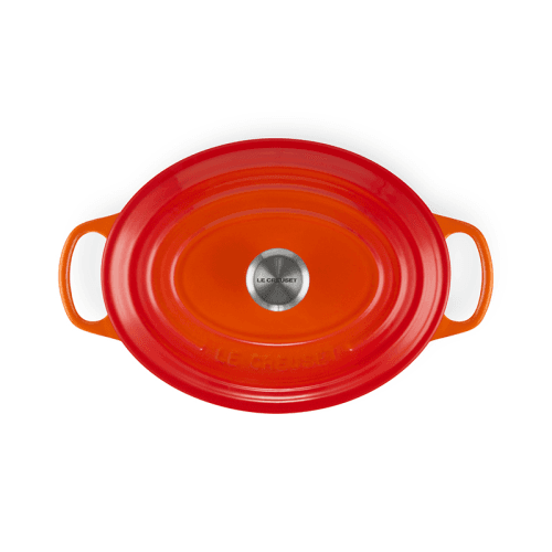 Image showing the Signature Cast Iron Oval casserole, 29cm - 4.7 litre, Volcanic product.