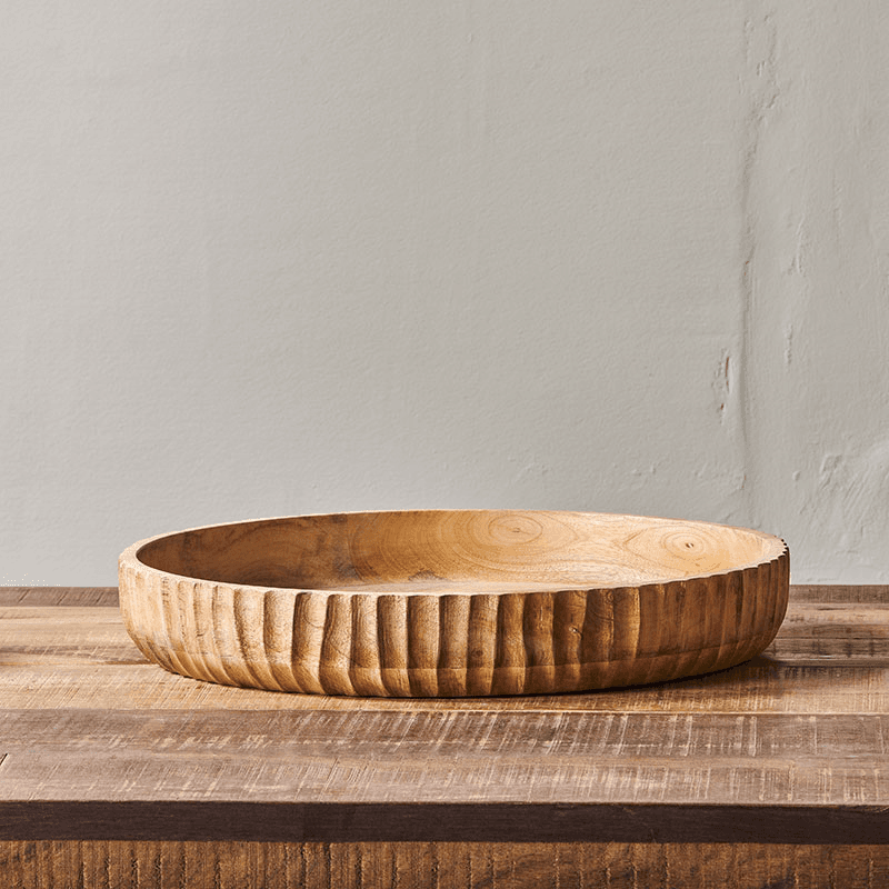 Gavivi Mango Wood Bowl, D35cm, Natural