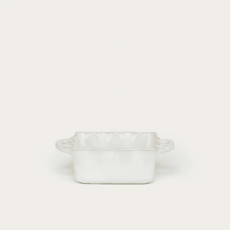 Bramley Small Baking Dish, D24cm, Reactive White