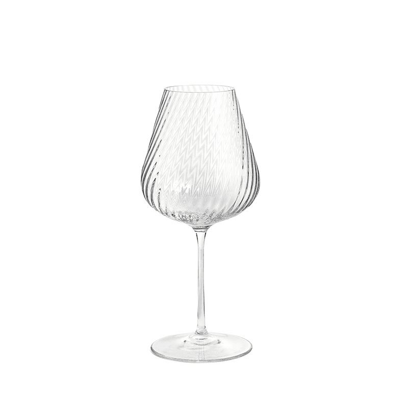 Vera Wang Swirl Set of 2 White Wine Glasses, 440ml, Clear