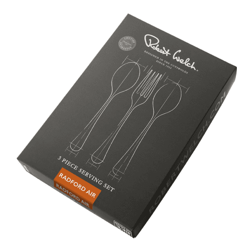 Image showing the Radford Air 3 Piece Serving Set, Stainless Steel product.