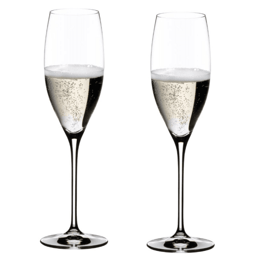 Image showing the Vinum Pair of cuvee prestige Champagne flutes, H21.8 x D6.2cm - 23cl product.