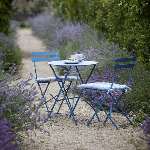 Image showing the Rive Droite 3 Peice Bistro Set, Cove Blue product.