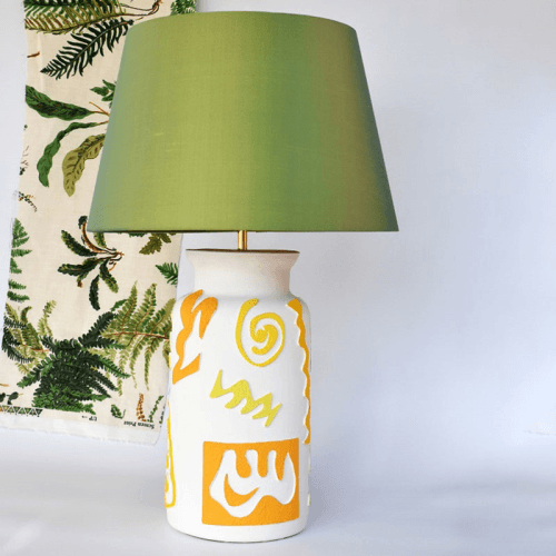 Image showing the Can Can Table Lamp, H36cm, Yellow product.