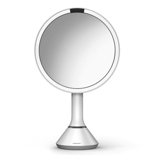 Image showing the Sensor Mirror with Touch-Control Brightness, D20cm, White Stainless Steel product.