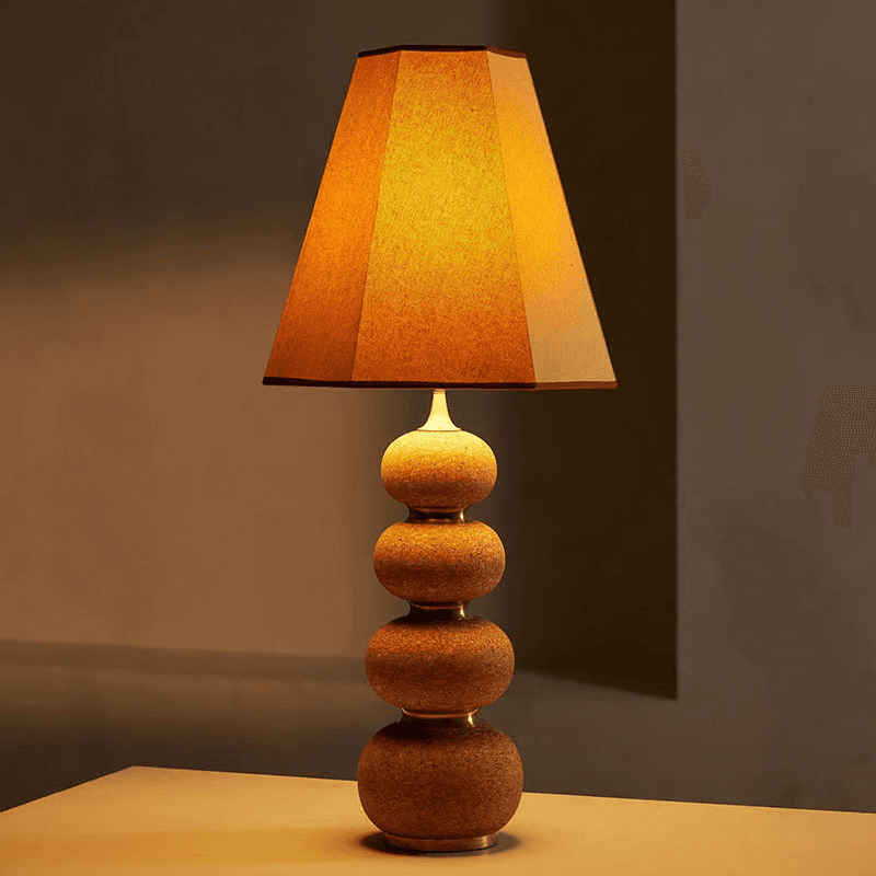 Naomi Table Lamp, H90cm, Brown