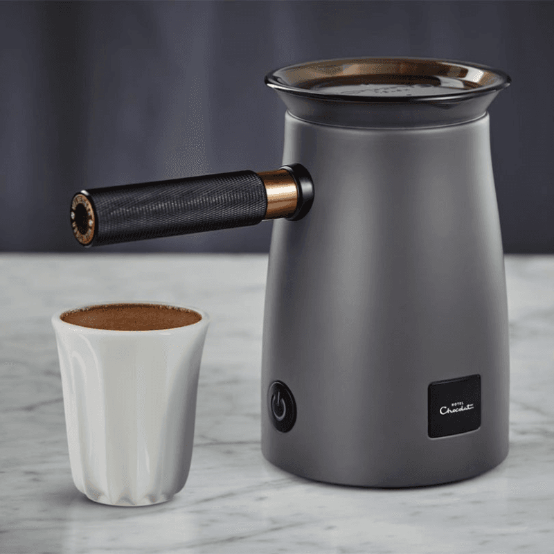 Velvetiser + Everything Hot Chocolat Selection Gift Set, Charcoal