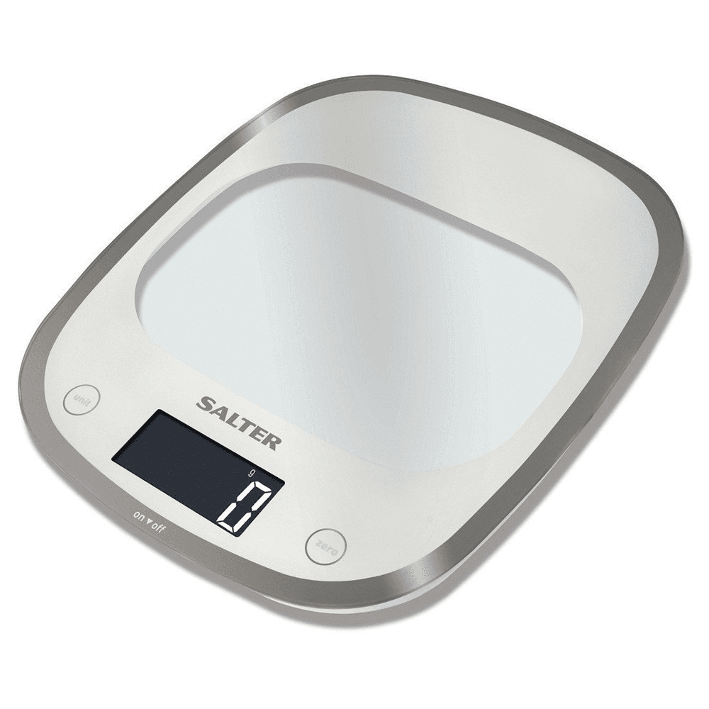 Curve Electronic kitchen scale, White