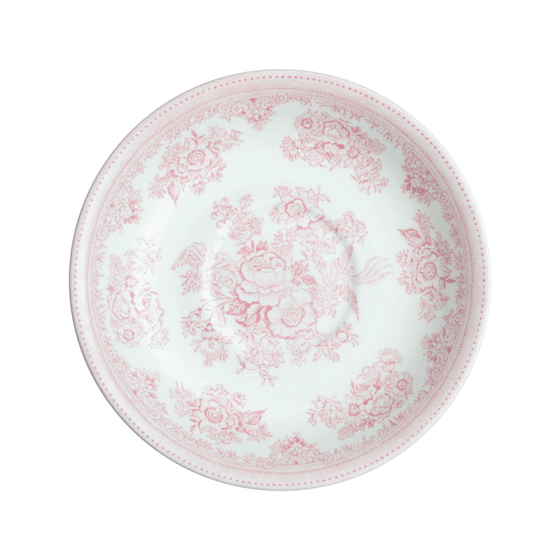 Asiatic Pheasants Breakfast Saucer, D16.5cm, Pink