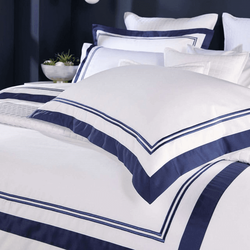 Coniston Pair of Standard Pillowcase, Navy