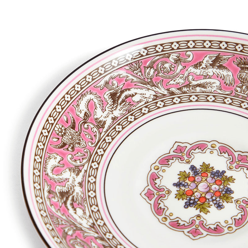 Florentine Teacup and Saucer, 174ml, Fuchsia
