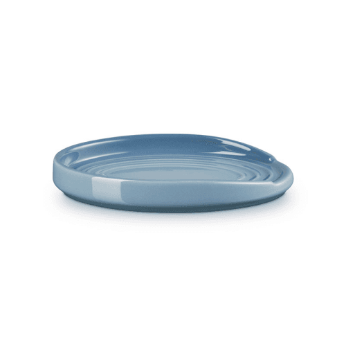 Image showing the Stoneware Oval Spoon Rest, 15cm, Chambray product.