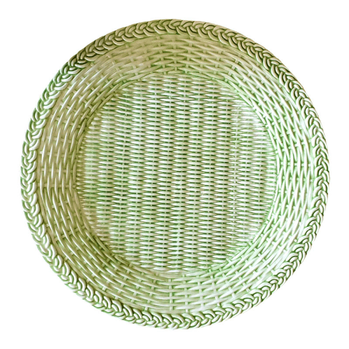Image showing the Wicker Charger Plate, D28cm, Green product.