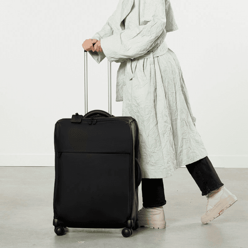 Image showing the Lost In Berlin Suitcase, H63 x L45 x W25cm, Black product.