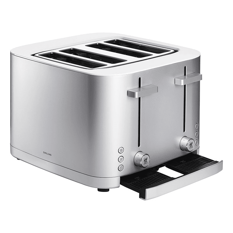 Enfinigy 4 Short Slot Toaster, Silver