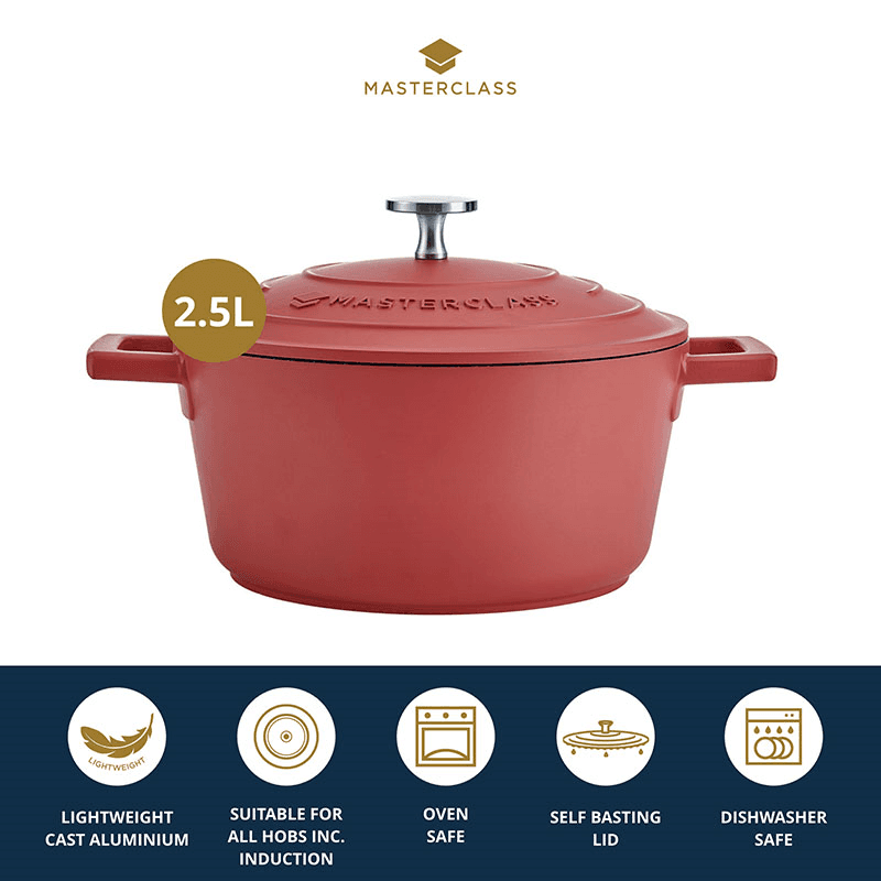 Casserole Dish, 2.5L, Red