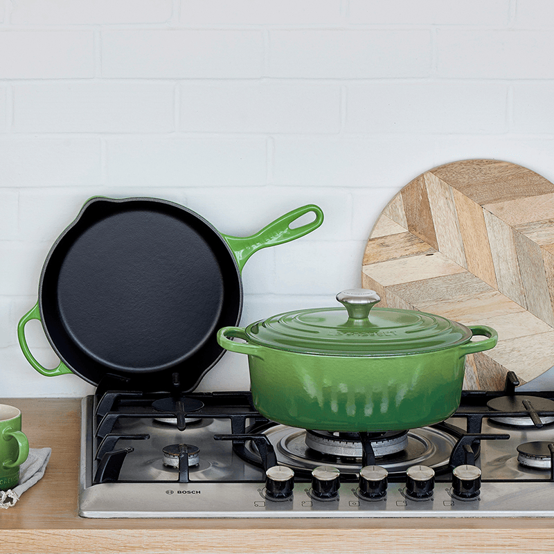 Signature Cast Iron Oval Casserole, 29cm, Bamboo