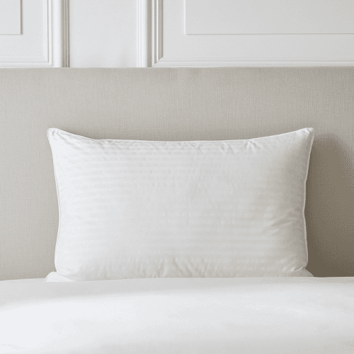 Image showing the Luxury Hungarian Goose Down Pillow, Medium, White product.