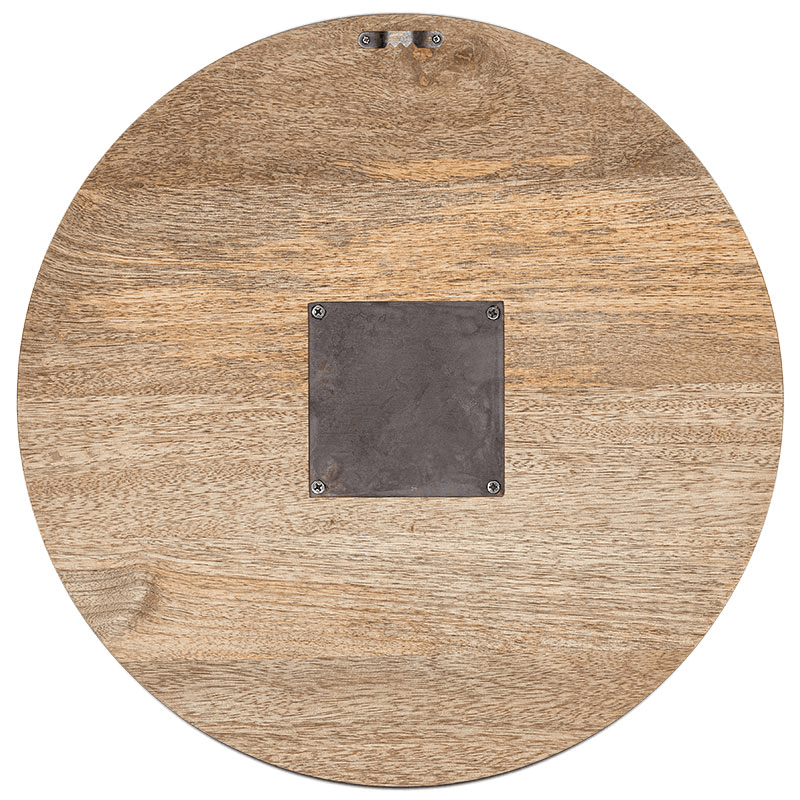 Som Mango Wood Clock, D40cm, Natural