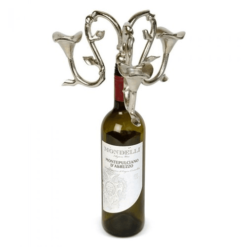 Image showing the Three Candle Bottle candelabra, Nickel Plated Aluminium product.