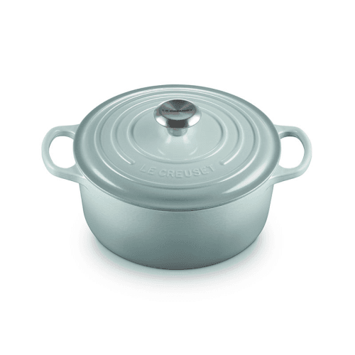 Image showing the Cast Iron Round Casserole, 24cm, Sea Salt product.