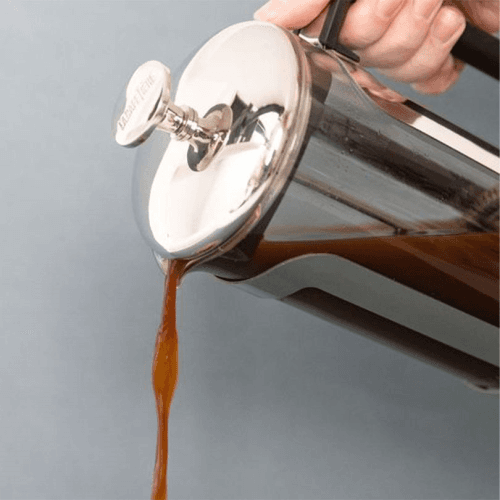 Image showing the Roma Stainless Steel Cafetière, 6 Cup, Silver product.