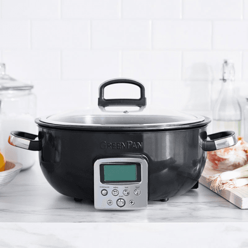 Image showing the Non-Stick Multicooker, 5.6L, Black product.