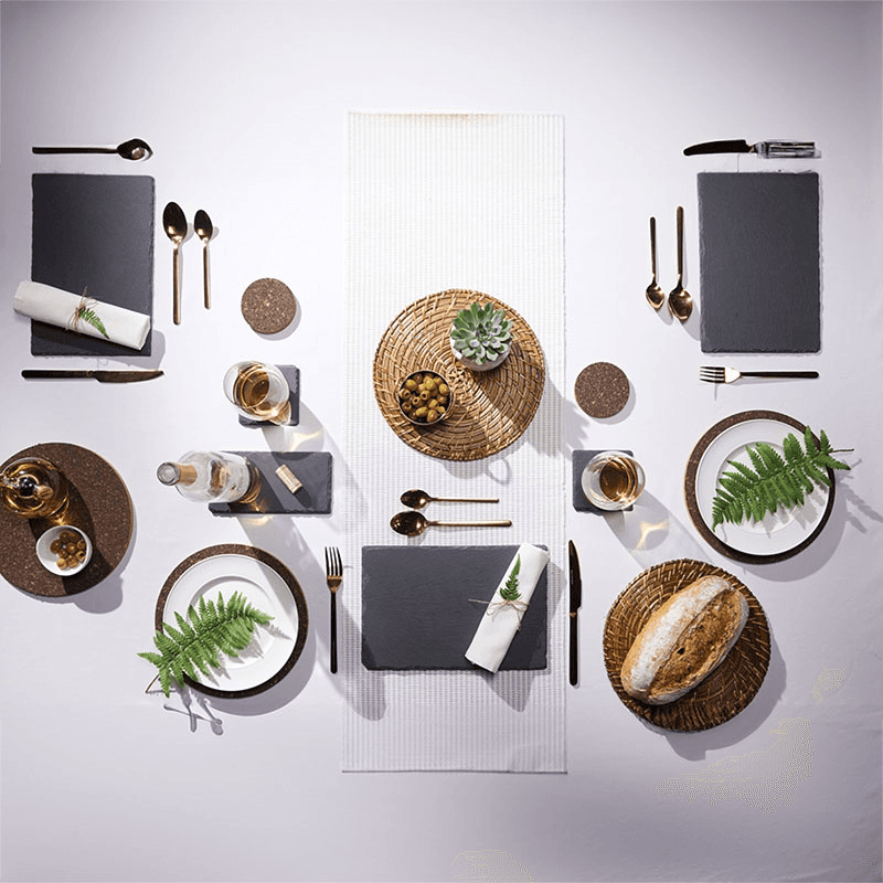 Set of 4 slate placemats